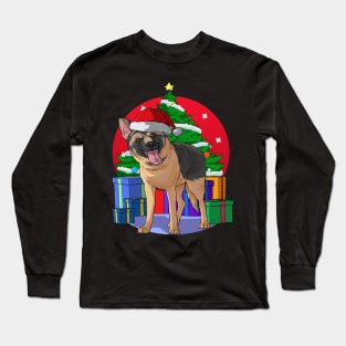 German Shepherd Christmas Long Sleeve T-Shirt